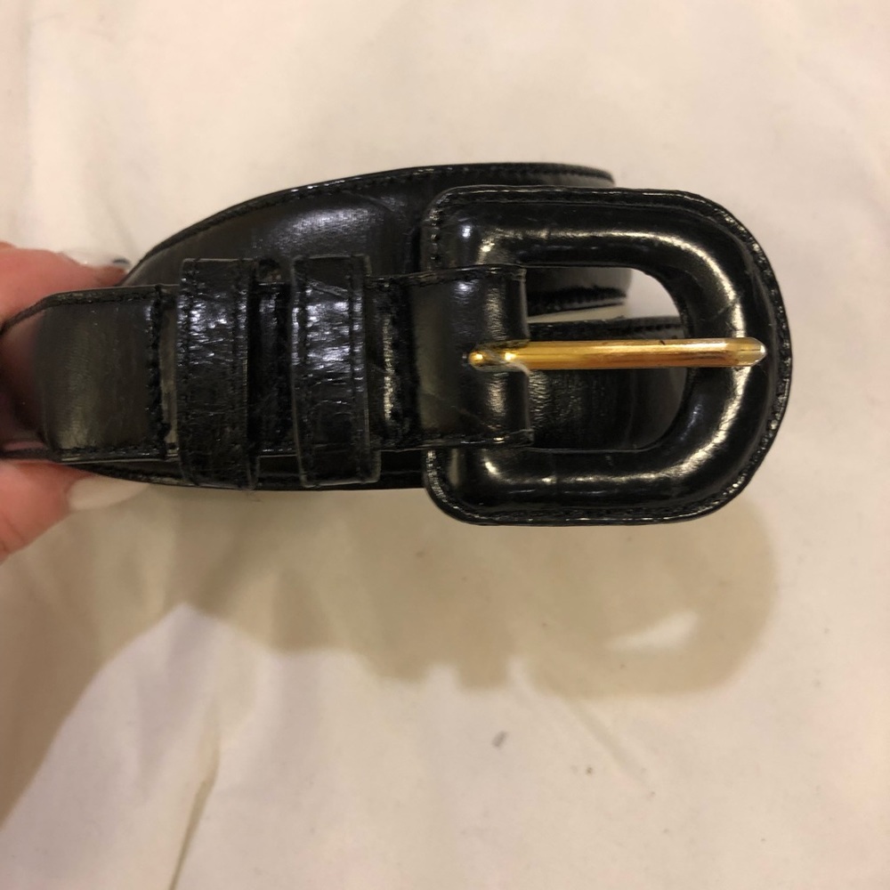 Black Leather Belt